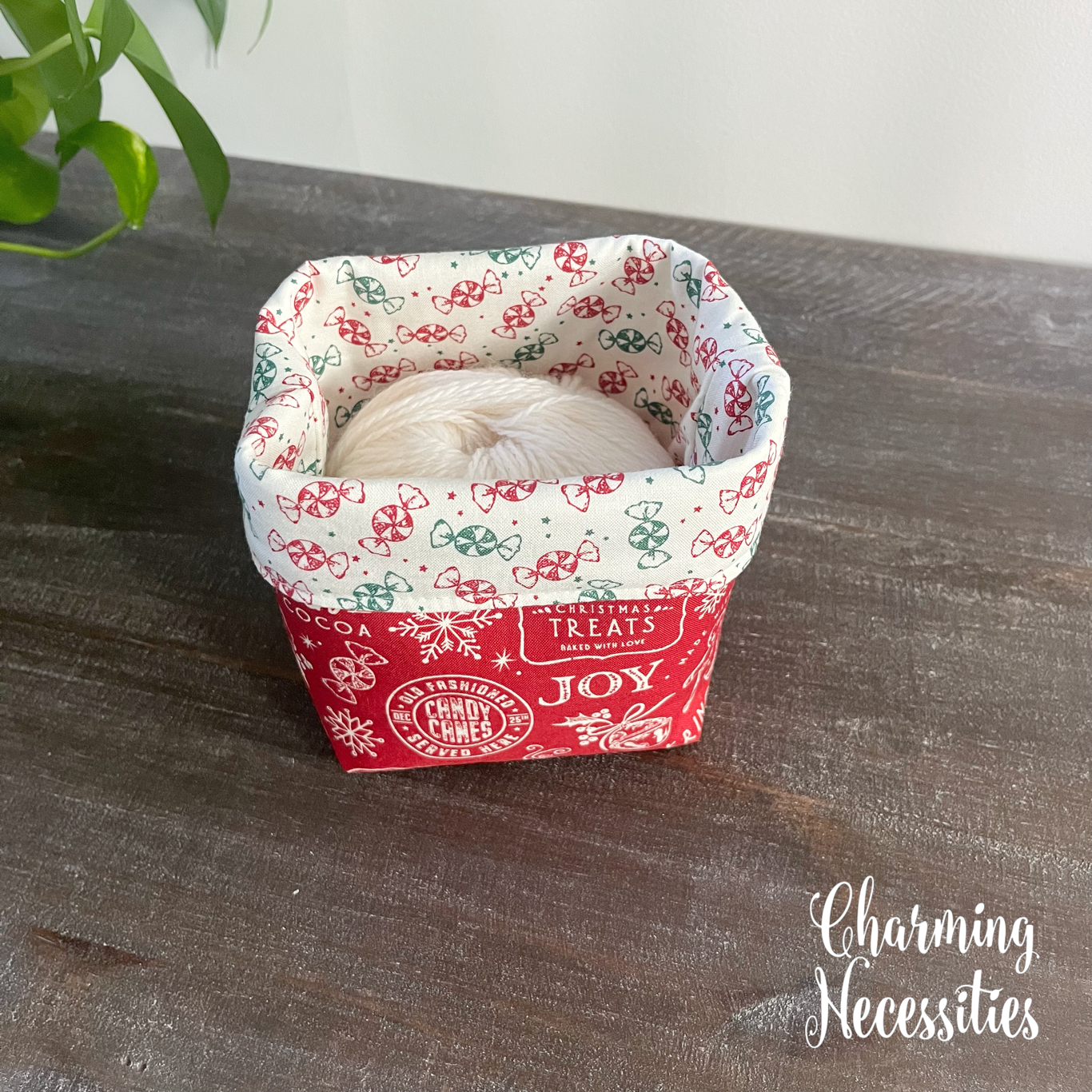 Yarn Bowl Cozy, Christmas Bakery, Knitting Storage Organization