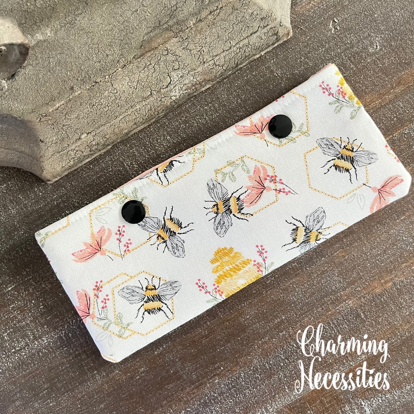 DPN Pouch, Honey Bees and Beehives Knitting Accessories Organization Notionse