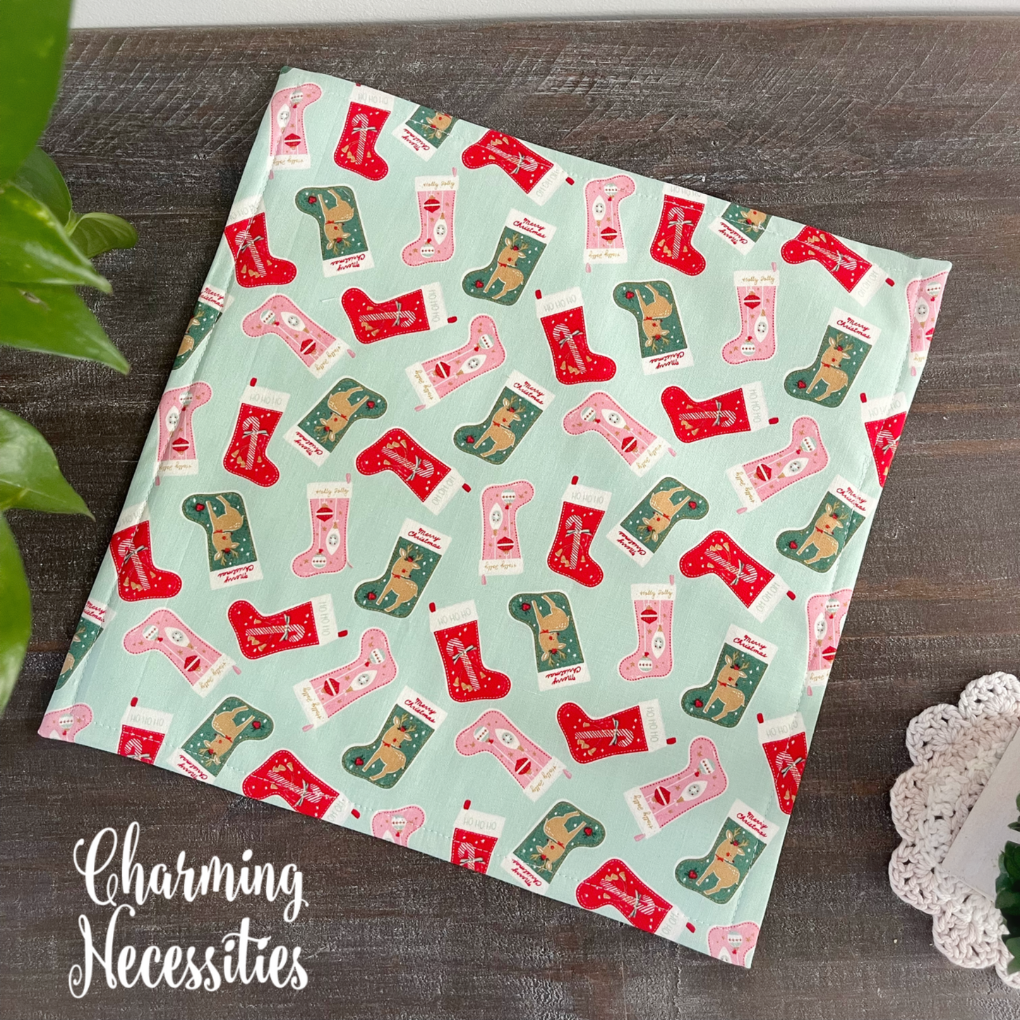 Cross Stitch Embroidery Project Bag, Christmas Stockings, Project Storage Organization