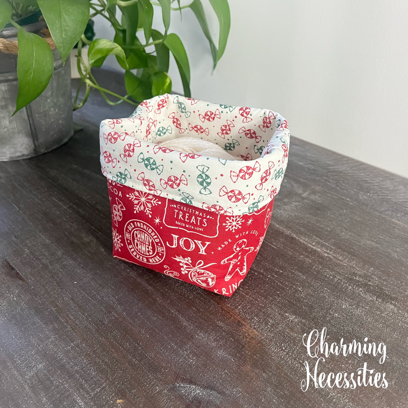 Yarn Bowl Cozy, Christmas Bakery, Knitting Storage Organization