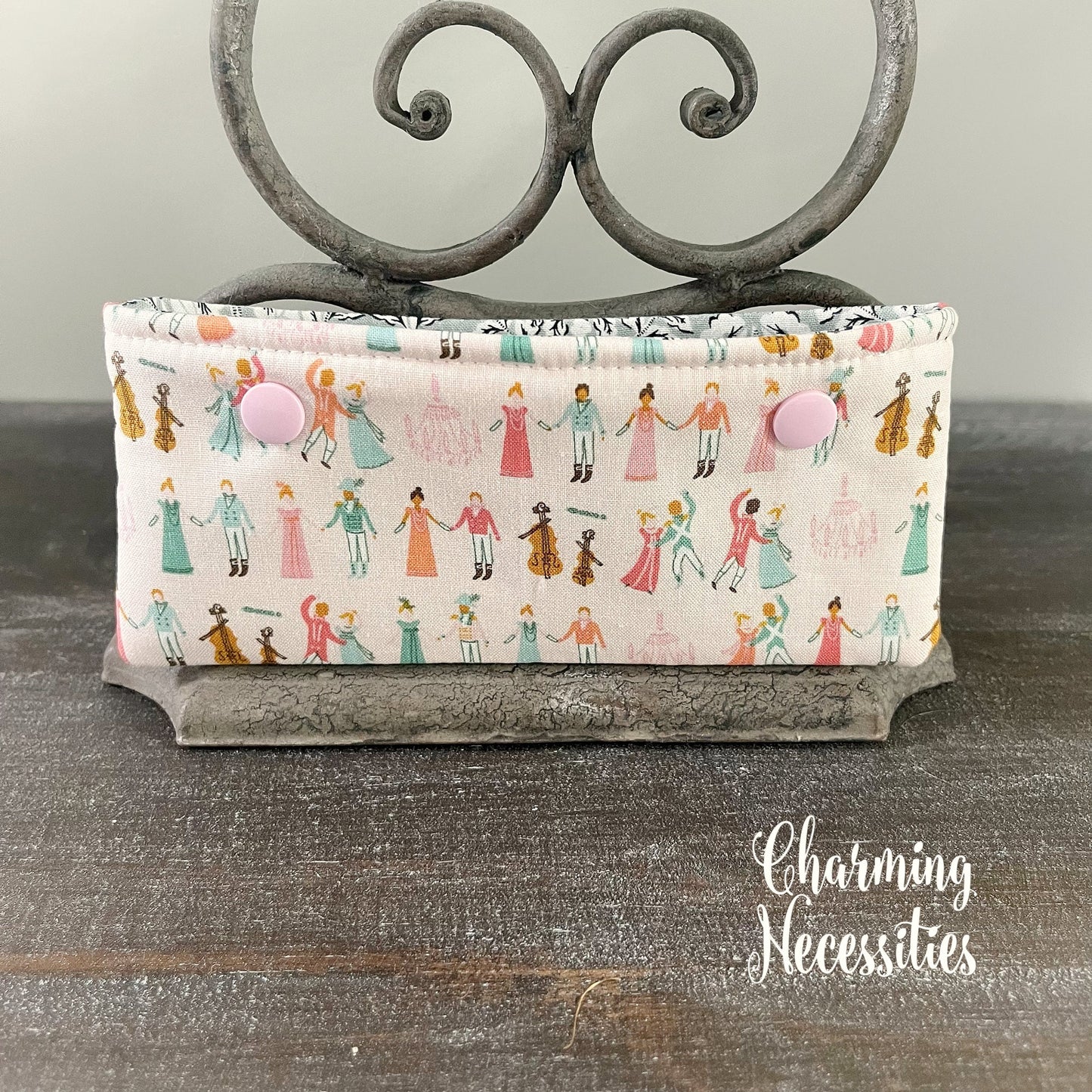 DPN Pouch, Regency Jane Austen Bridgerton inspired Knitting Accessories Organization Notions