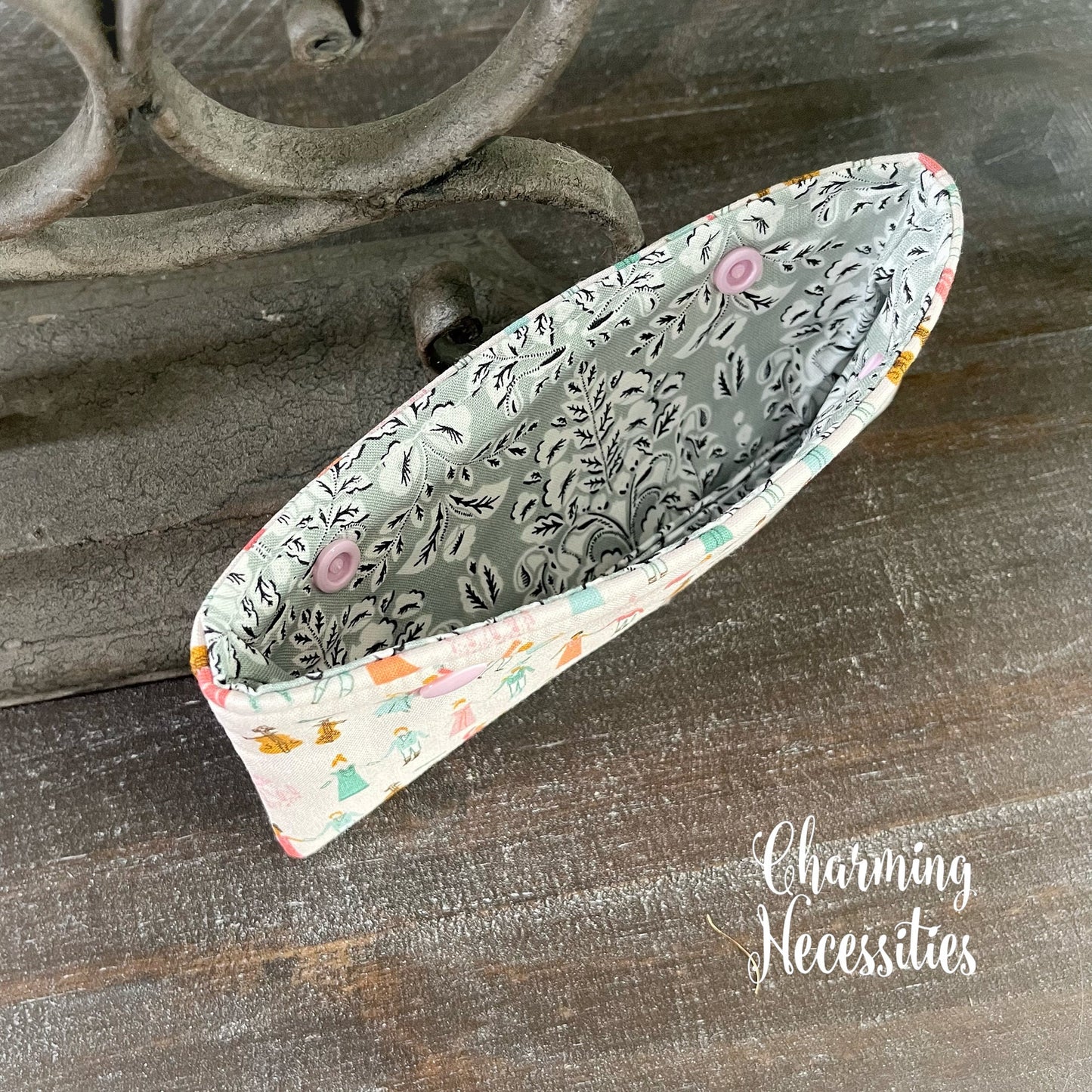 DPN Pouch, Regency Jane Austen Bridgerton inspired Knitting Accessories Organization Notions