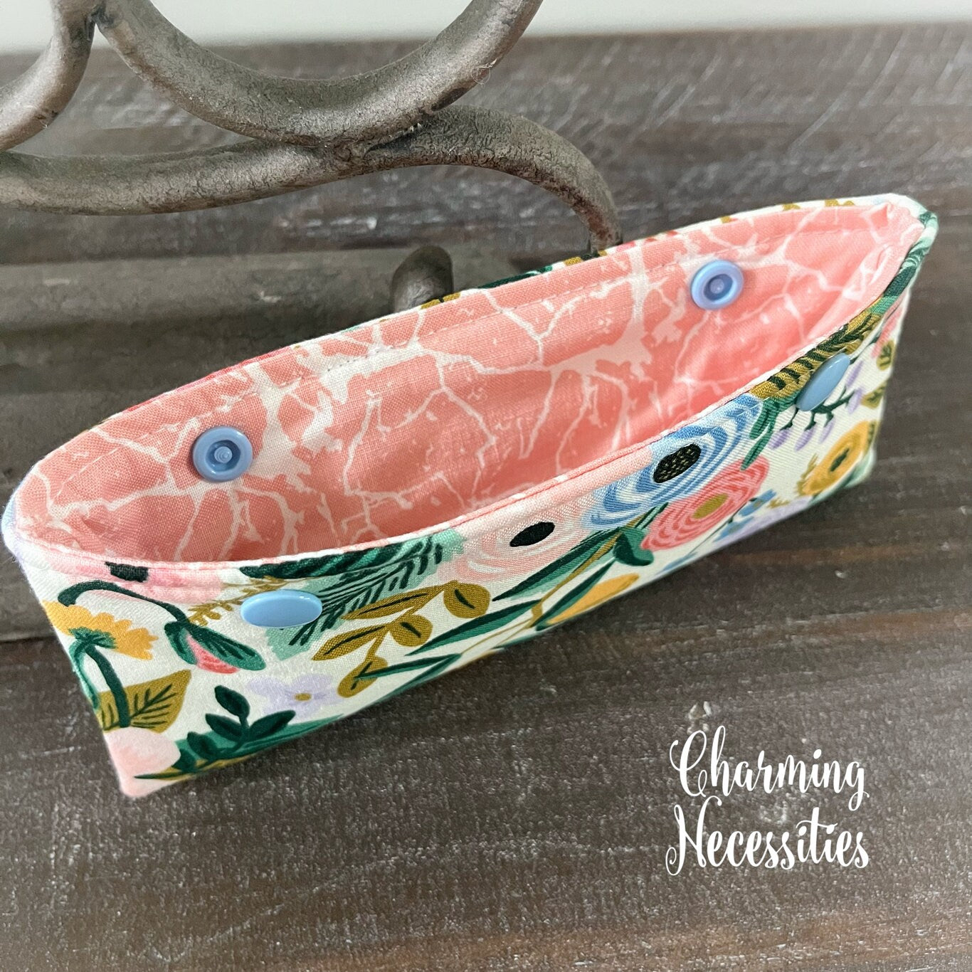 DPN Pouch, Rifle Paper Co Orchard Garden Party Ivory , Knitting Accessories Organization Notions