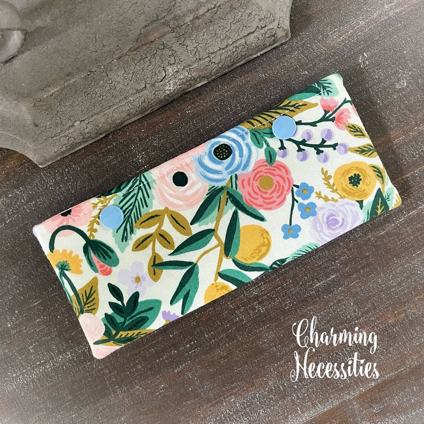 DPN Pouch, Rifle Paper Co Orchard Garden Party Ivory , Knitting Accessories Organization Notions