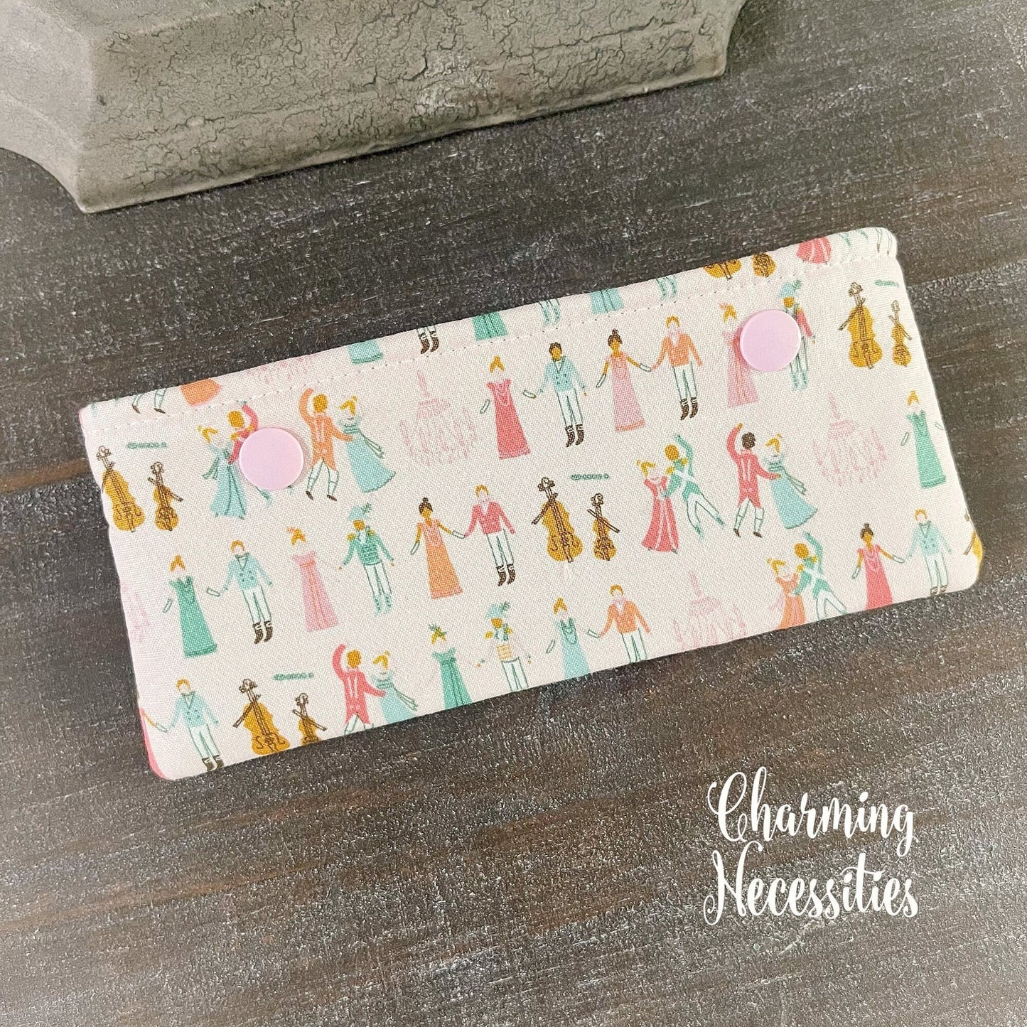 DPN Pouch, Regency Jane Austen Bridgerton inspired Knitting Accessories Organization Notions