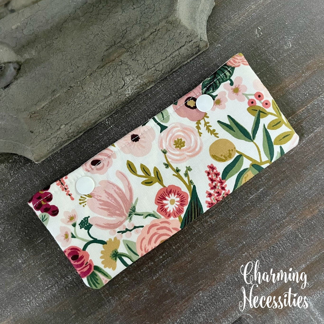 DPN Pouch, Rifle Paper Co Garden Party in Pink, Knitting Accessories Organization Notions