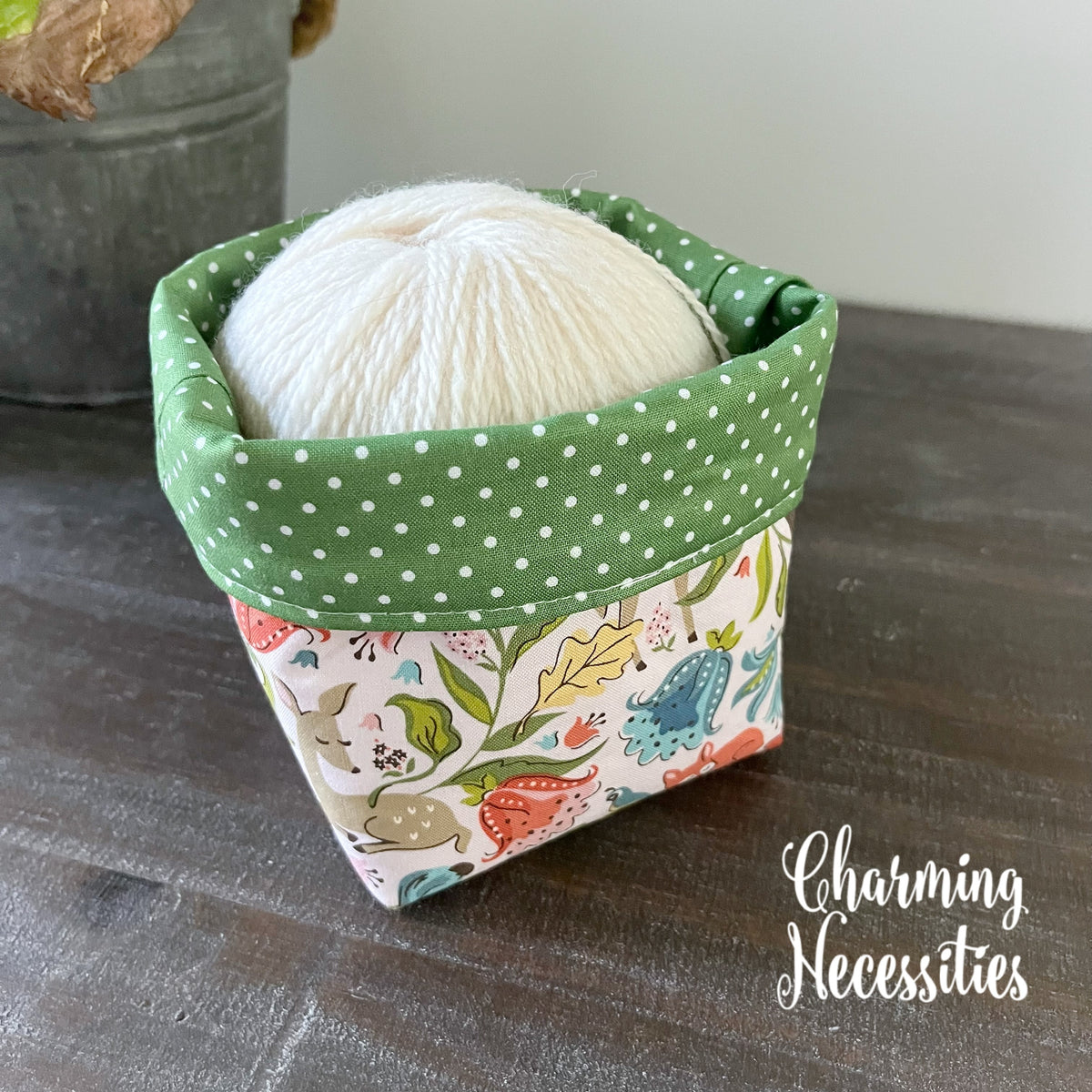 Forest Friends Yarn Bowl Cozy, Yarn Organizer
