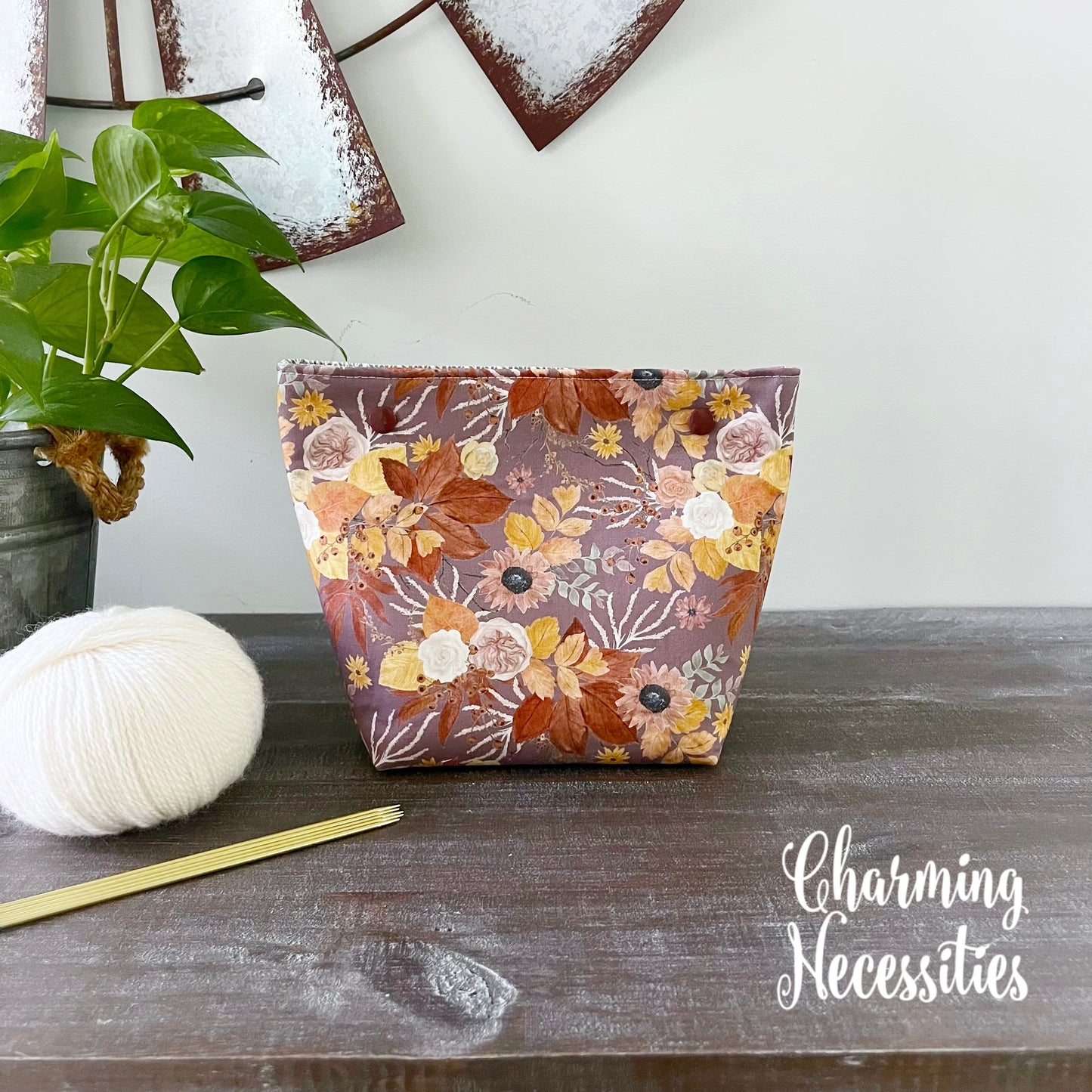 Knitting Project Bag Set, Autumn Evening