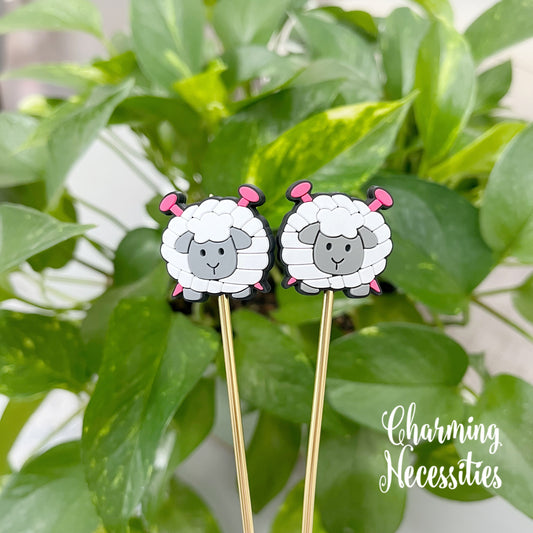 Stitch Stoppers, Knitting Sheep, Set of 2, Knitting Accessories, Stitch Holders, Gifts for Knitters