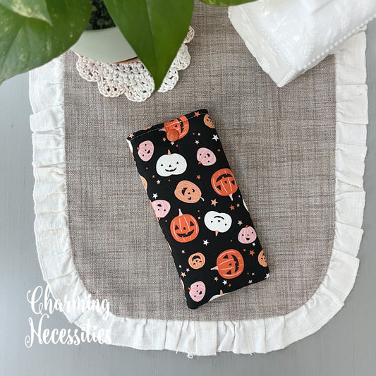 Padded Glasses Case, Jack-o'-lanterns Black
