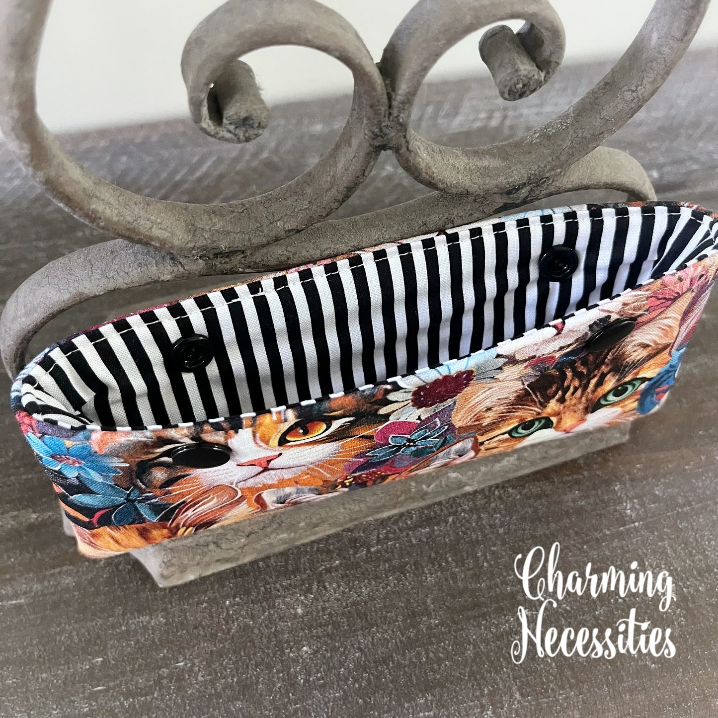 DPN Pouch, Calico Cats, Knitting Accessories Organization Notions