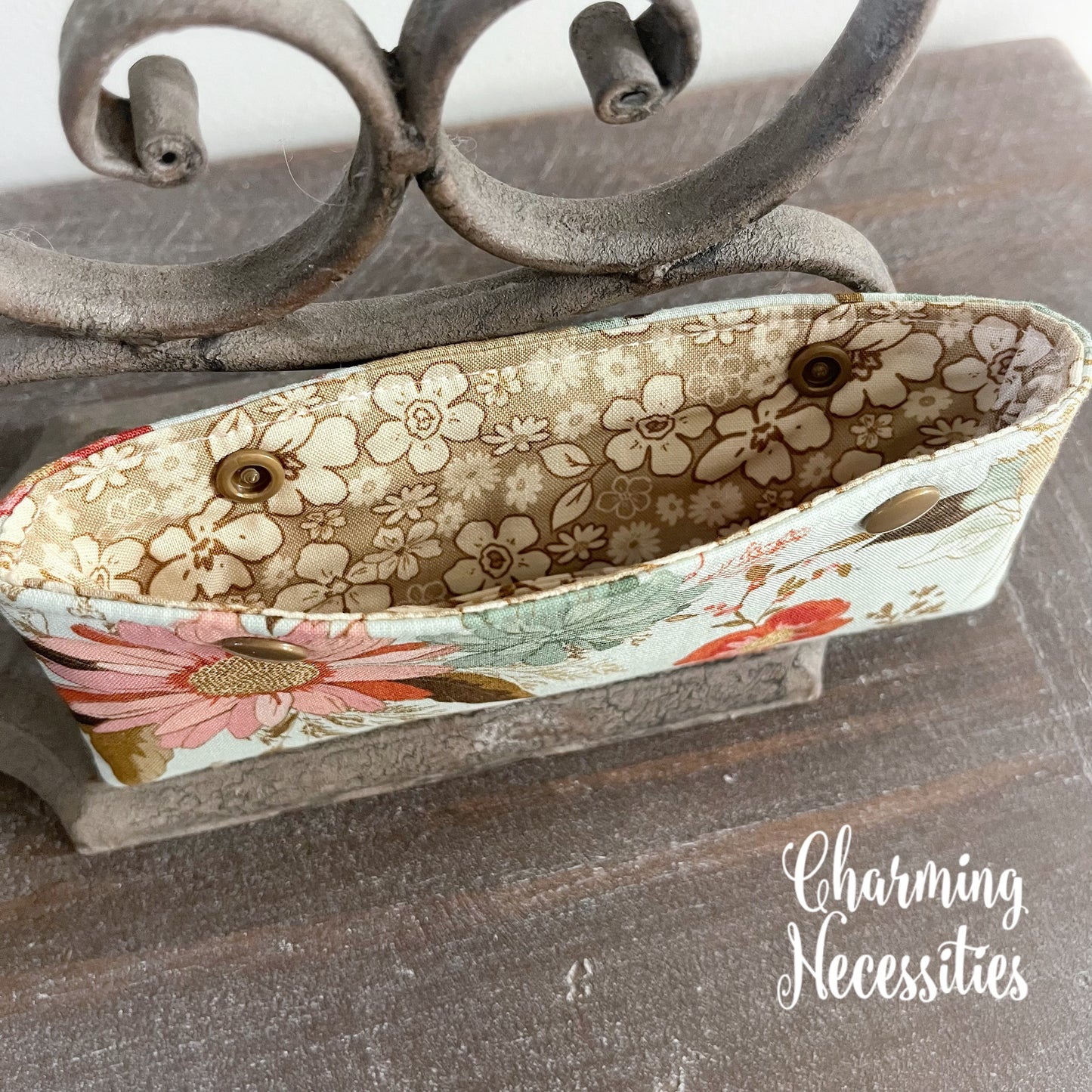 DPN Pouch, Wildflower Meadow Blue, Knitting Accessories Organization Notionse