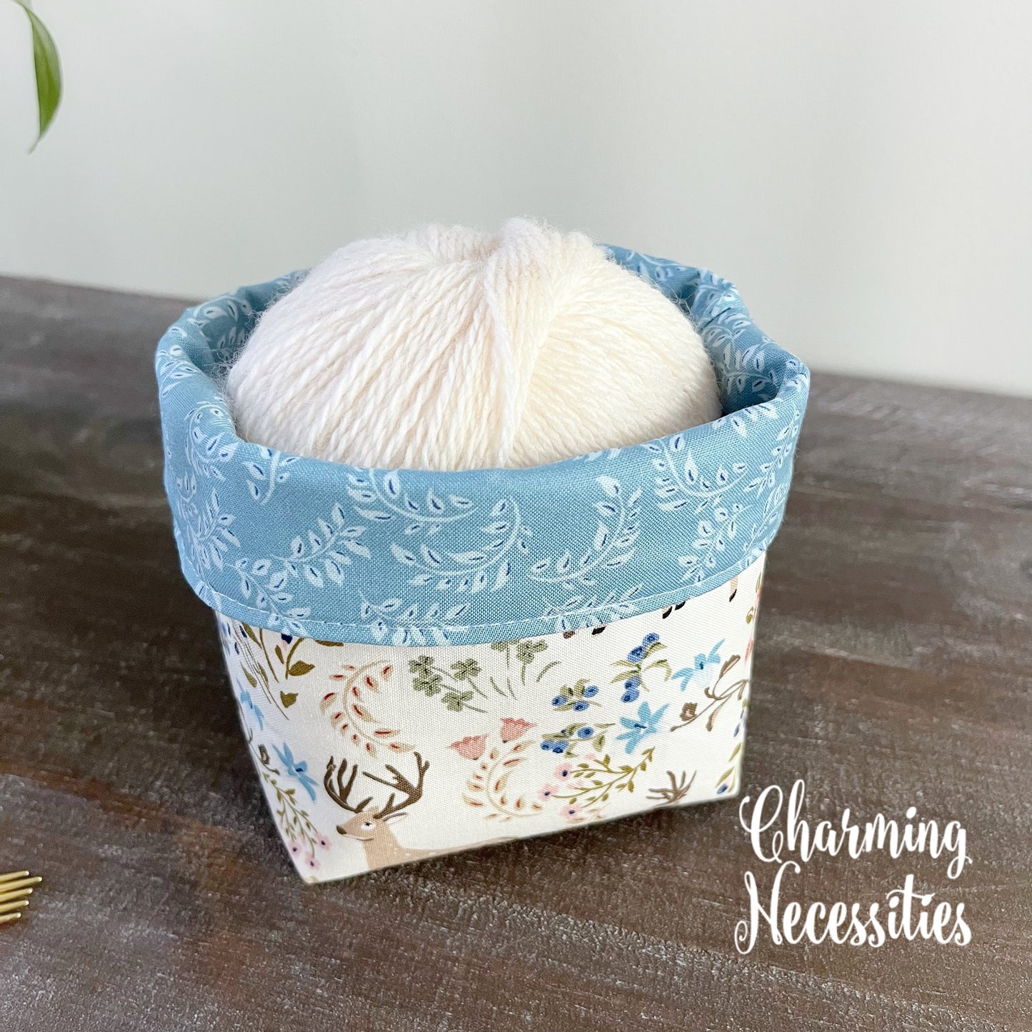 Knitting Project Bag Set, Woodland Deer