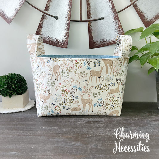 Yarn Storage Basket, Woodland Meadow, Knitting Accessories