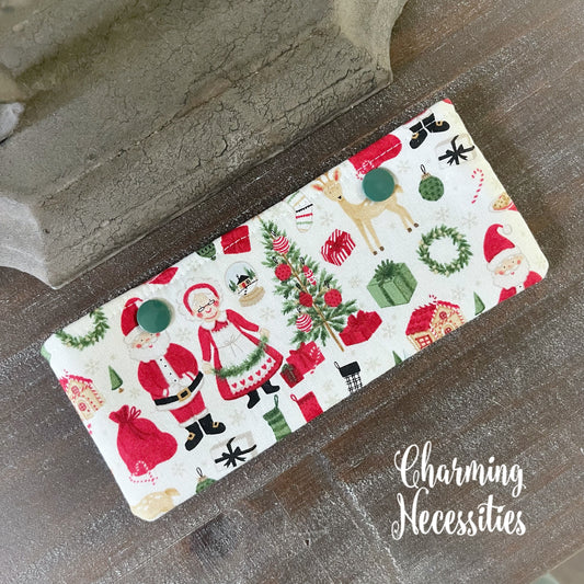 DPN Pouch, Santa and Mrs Claus Knitting Accessories Organization Notionse