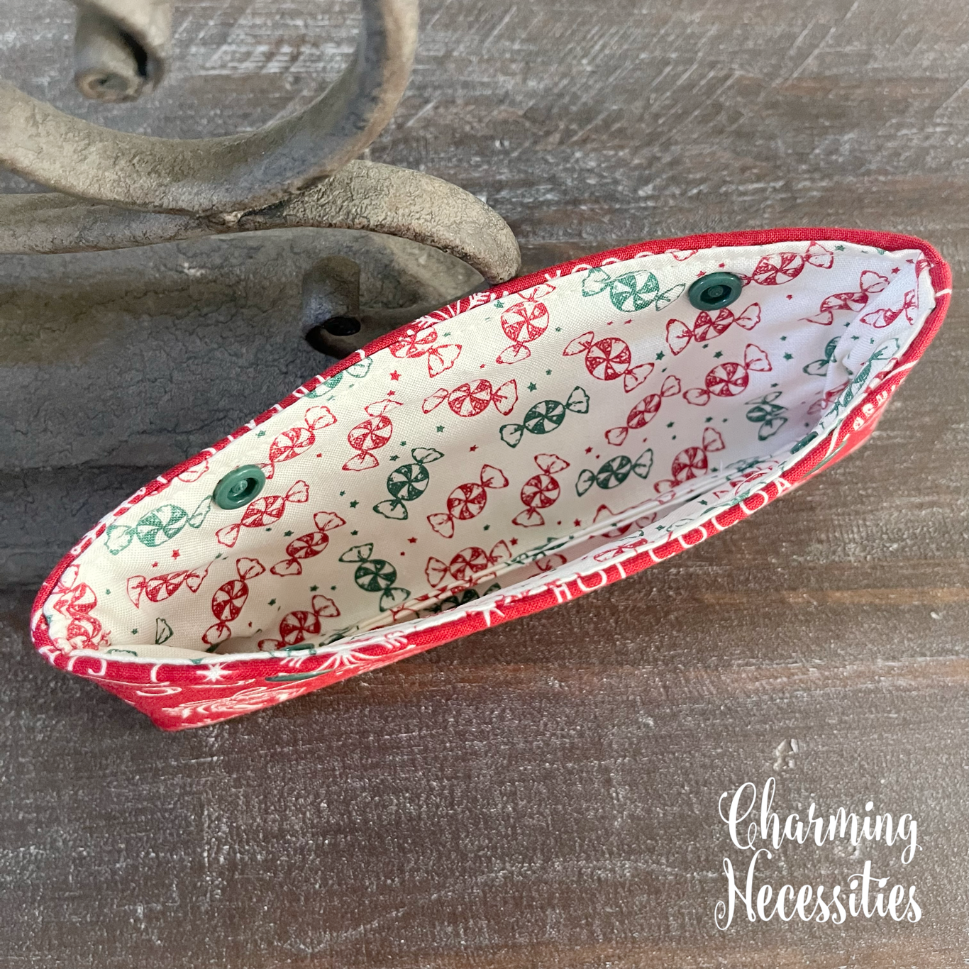 DPN Pouch, Christmas Bakery, Knitting Organization Notions