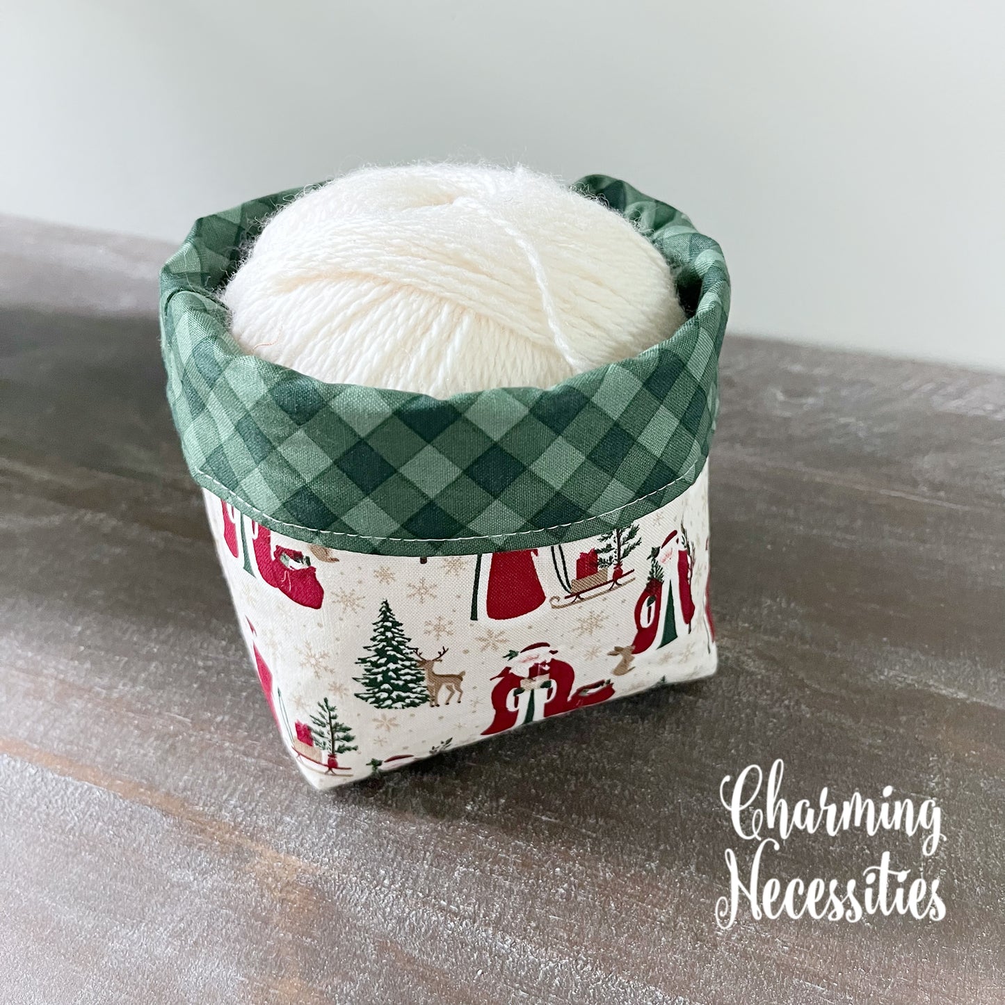 Knitting Project Bag Set, Old St. Nick