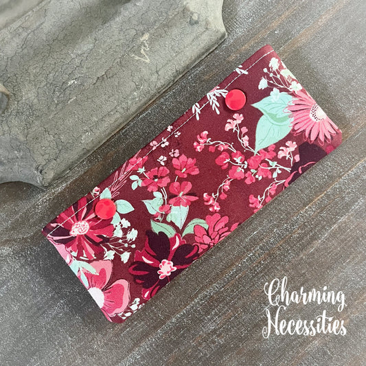 DPN Pouch, Ruby Blossoms Floral, Knitting Accessories Organization Notionse