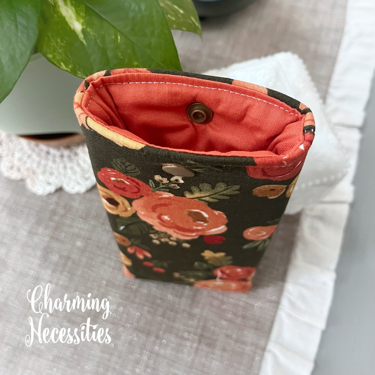 Padded Glasses Case, Watercolor Fall Floral