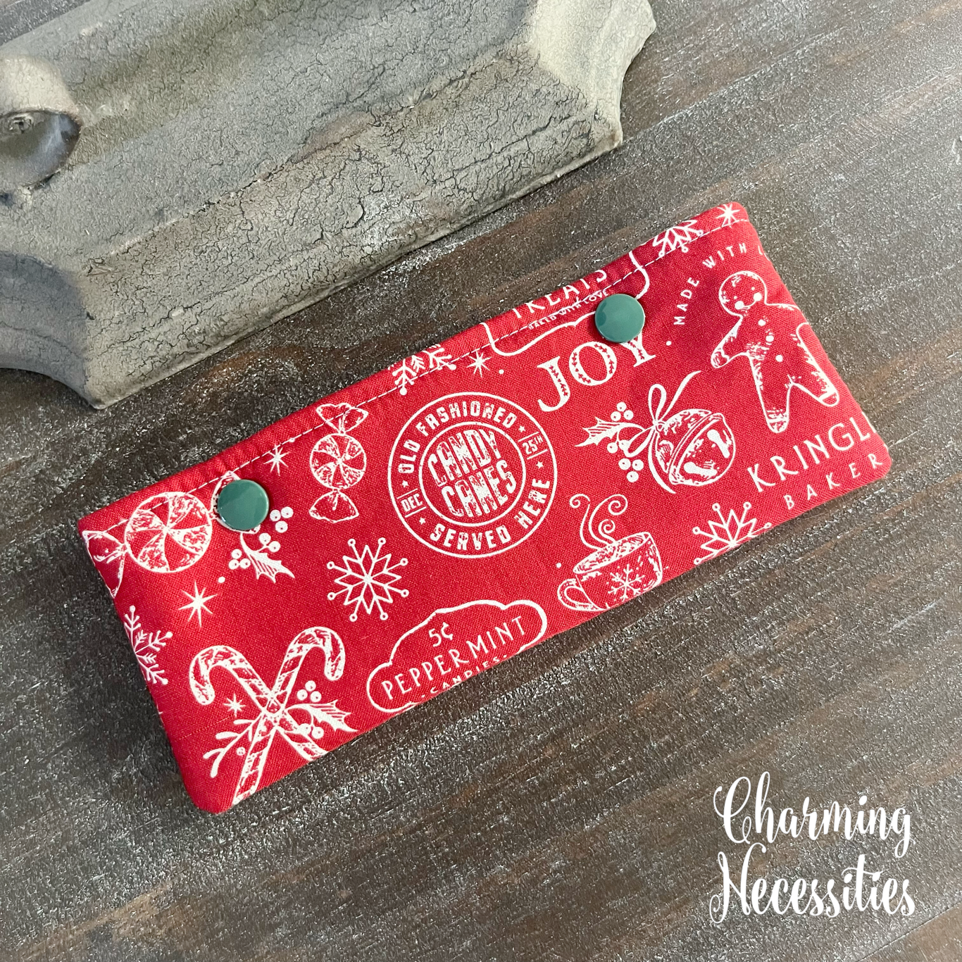 DPN Pouch, Christmas Bakery, Knitting Organization Notions