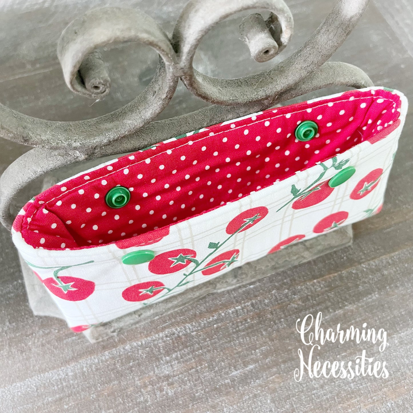 DPN Pouch, Tomato Garden, Knitting Accessories Organization Notions