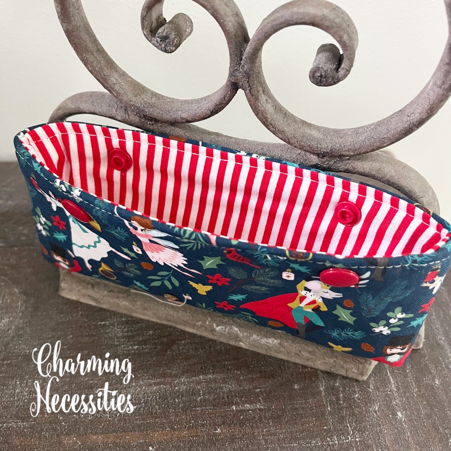 Knitting Project Bag Set, Nutcracker Waltz