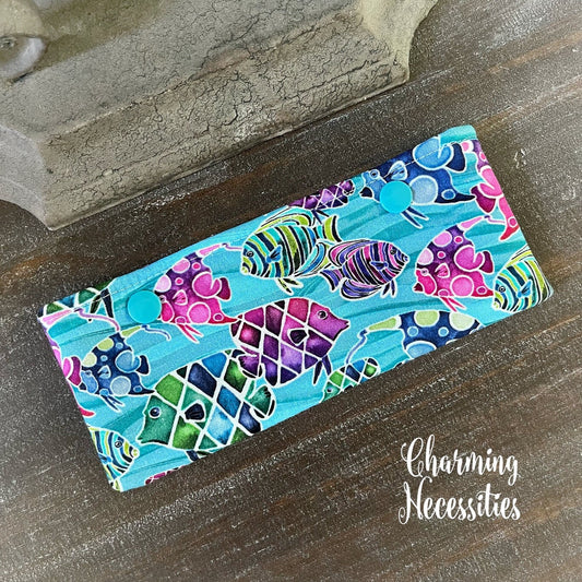 DPN Pouch, Tropical Fish, Knitting Accessories Organization Notions