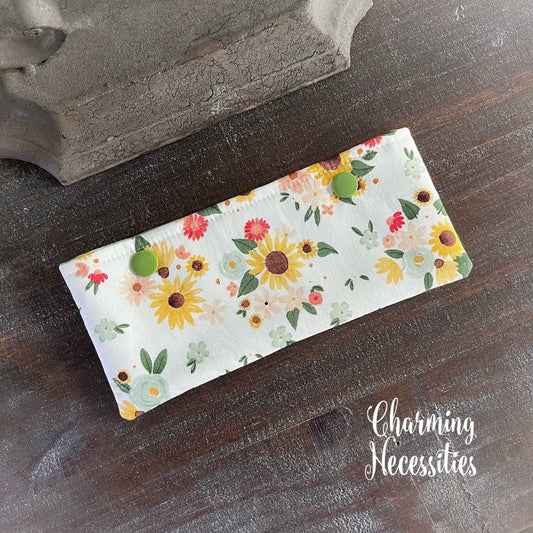 DPN Pouch, Sunflower Floral, Knitting Accessories Organization Notions