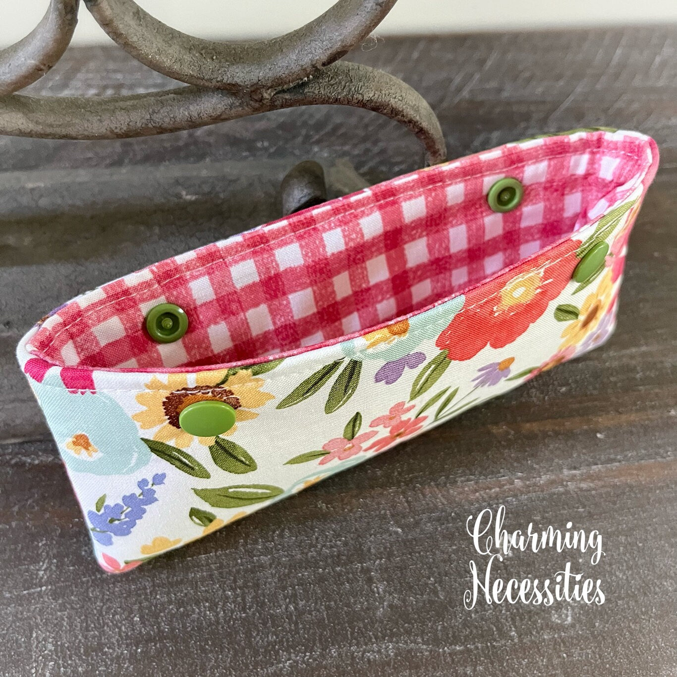 DPN Pouch, Summer Wildflower Floral, Knitting Accessories Organization Notions