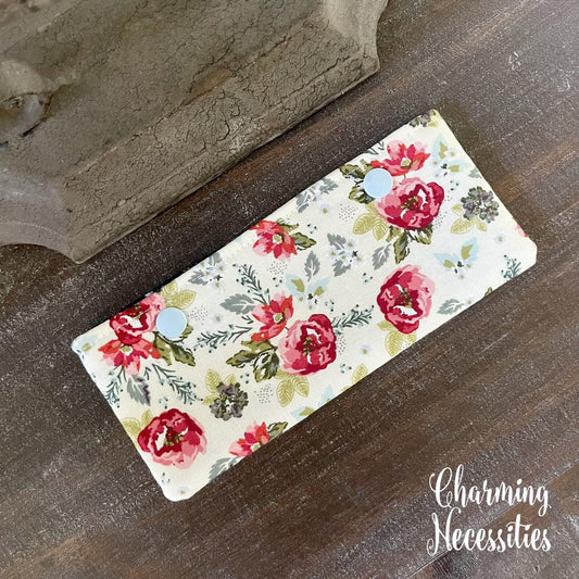 DPN Pouch, Vintage Floral,  Knitting Accessories Organization Notions