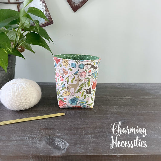 Forest Friends Yarn Bowl Cozy, Yarn Organizer