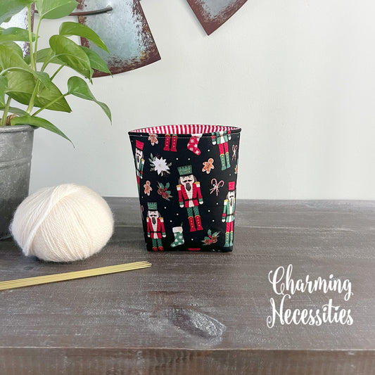 Nutcracker Magic Yarn Bowl Cozy, Yarn Organizer